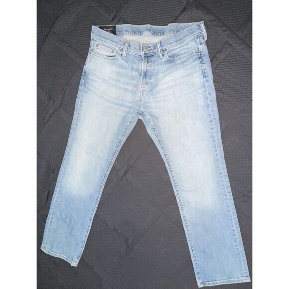 SOLD! Abercrombie & Fitch Kennan Jeans Straight Stretch Men’s Size 31/30 - Picture 2 of 8